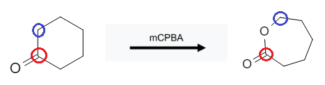 Aldehyde and Ketone Reactions: Esterification of Aldehydes and Ketones using mCPBA (RCO3H) - image1