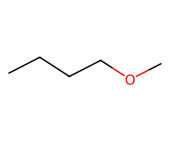 NaOMe → primary alkyl methyl ether.