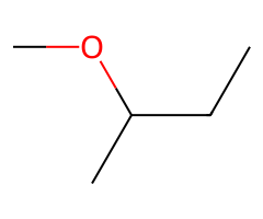 NaOEt → secondary alkyl ethyl ether.