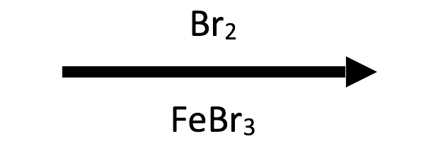 Br₂/FeBr₃ reagent button