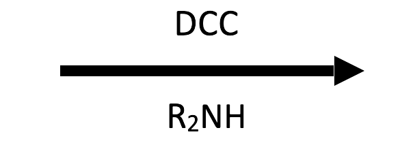DCC + R2NH reagent button