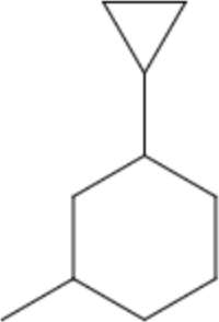 1-cyclopropyl-3-methylcyclohexane iupac naming example
