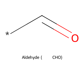 Aldehyde RDKit depiction