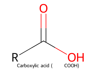 Carboxylic acid RDKit depiction