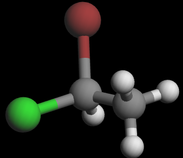 1-bromo-1-chloroethane (S form, mirror image)