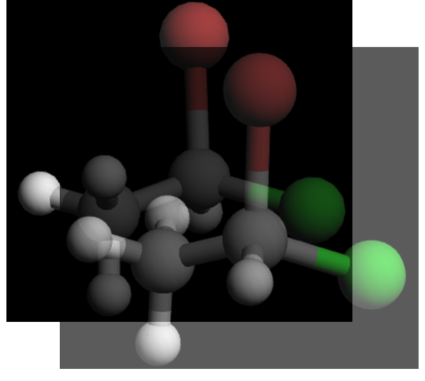 Attempted superposition of enantiomers