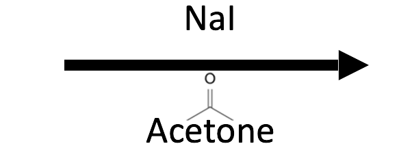 NaI in acetone