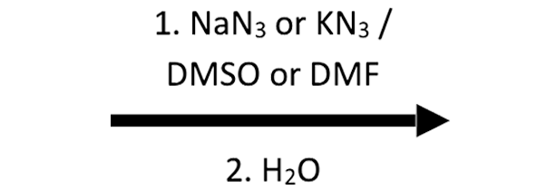 NaN₃/H₂O reagent icon