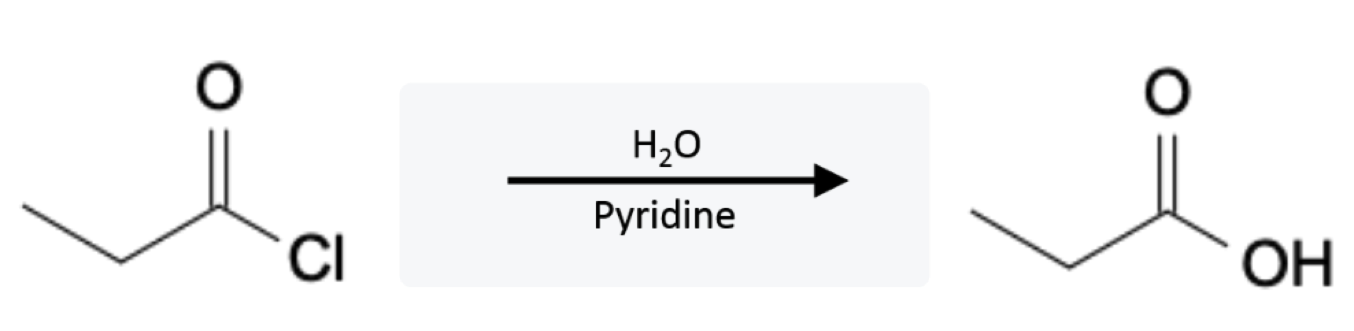 Acid Chloride Reactions: Carboxylic Acid formation Using Water - acid chloride h2o reaction