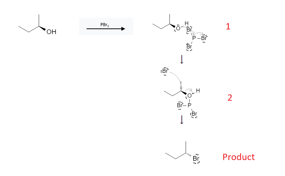Alcohol Reactions: Alcohol Bromination Using PBr3 - alcohol pbr3 reaction mechanism