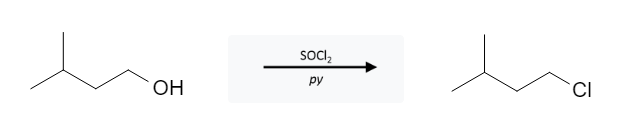 Alcohol Reactions: Alcohol Chlorination Using SOCl2 - alcohol socl2 py reaction