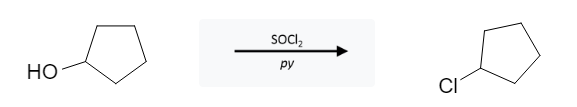 Alcohol Reactions: Alcohol Chlorination Using SOCl2 - alcohol socl2 py reaction secondary alcohol