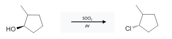 Alcohol Reactions: Alcohol Chlorination Using SOCl2 - alcohol socl2 py reaction stereochemistry