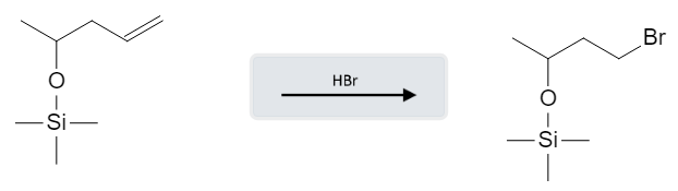 Alcohol Reactions: Alcohol Protection using TMSCl - alcohol alkene hbr protection reaction