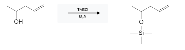 Alcohol Reactions: Alcohol Protection using TMSCl - alcohol tmscl protection