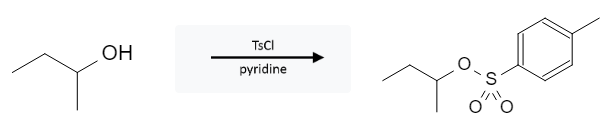 Alcohol Reactions: Alcohol Toslyation using TsCl - alcohol tscl reaction