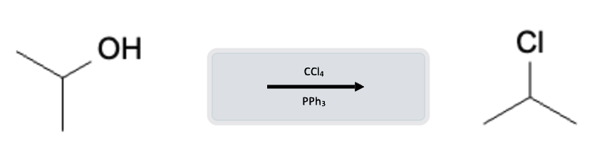 Alcohol Reactions: Appel Reaction using CX4 and PPh3 - alcohol appel reaction ccl4