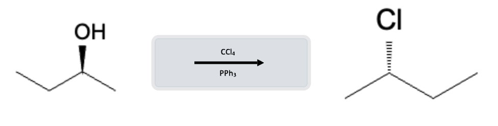 Alcohol Reactions: Appel Reaction using CX4 and PPh3 - alcohol appel reaction stereochemistry