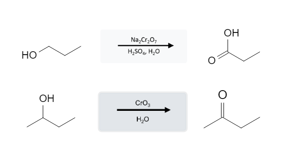 Alcohol Reactions: Carboxylic Acid and Ketone Formation from Alcohols using Chromate image1.png