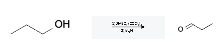 Alcohol Reactions: Swern Oxidation using DMSO - alcohol dmso aldehyde reaction