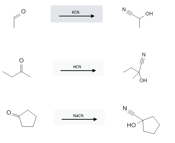 Aldehyde Reactions: Cyanohydrin Formation from Aldehyde, Ketone using CN - image1