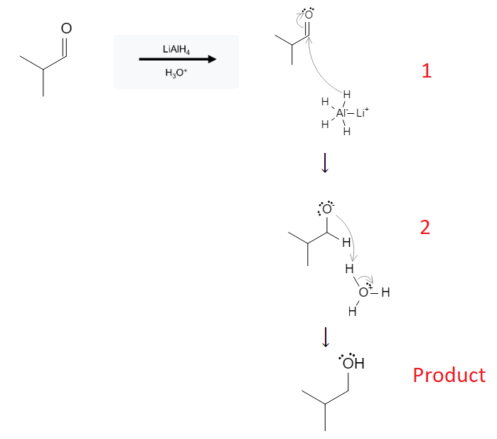Aldehyde Reactions: Formation of Alcohol from Aldehyde, Ketone using LiAlH4 - image1