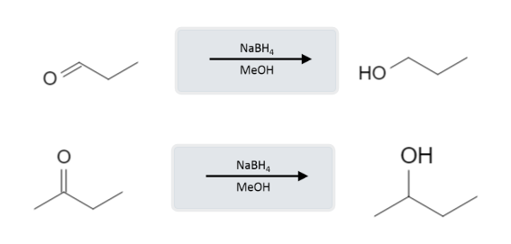 Aldehyde Reactions: Formation of Alcohol from Aldehyde, Ketone using NaBH4 image1.png