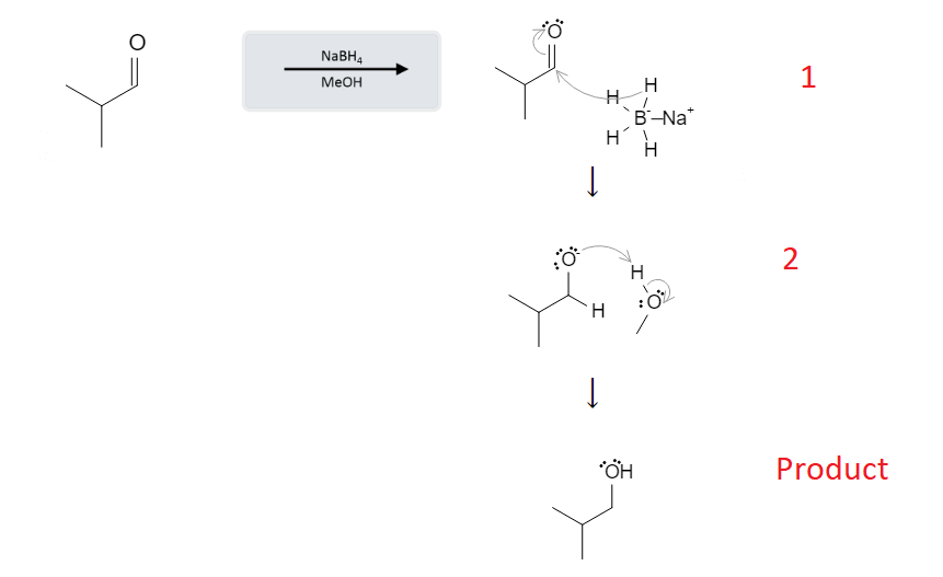 Aldehyde Reactions: Formation of Alcohol from Aldehyde, Ketone using NaBH4 image2.png