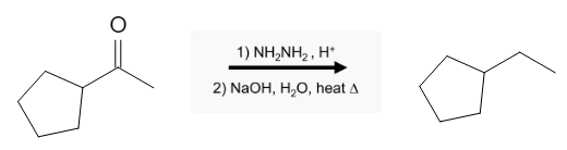 Aldehyde Reactions: Hydrazone Formation and Reduction to Alkane from Aldehyde, Ketone using NH2NH2 (Wolff Kishner Reaction) - image2