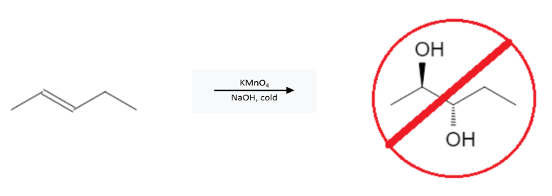 Alkene Reactions: 1,2-diol formation via dihydroxylation with potassium permanganate (KMnO4) - image4