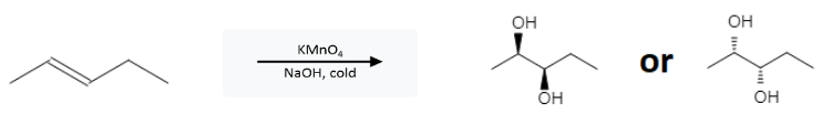 Alkene Reactions: 1,2-diol formation via dihydroxylation with potassium permanganate (KMnO4) - image5