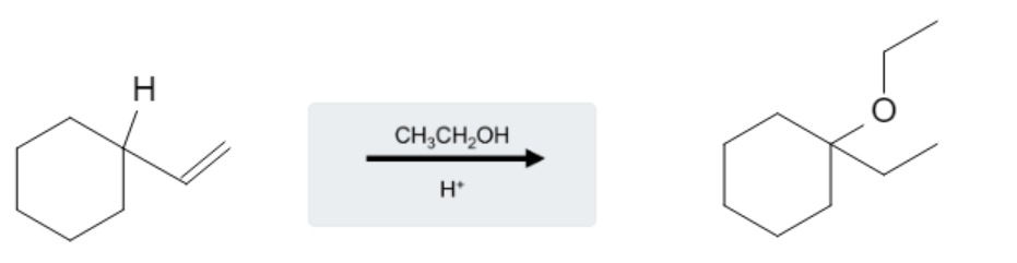 Alkene Reactions: Addition of Alcohols to Alkenes using Acids - image1