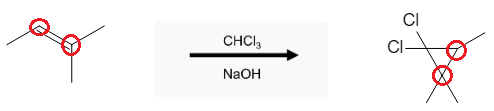 Alkene Reactions: Formation of Dichlorocyclopropanes using Dichlorocarbene on Alkenes image1.png