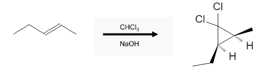 Alkene Reactions: Formation of Dichlorocyclopropanes using Dichlorocarbene on Alkenes image2.png