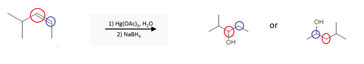 Alkene Reactions: Oxymercuration of Alkenes using Hg(OAc)2, H2O, and NaBH4 - image1