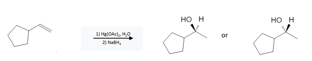 Alkene with 2025 hg oac 2