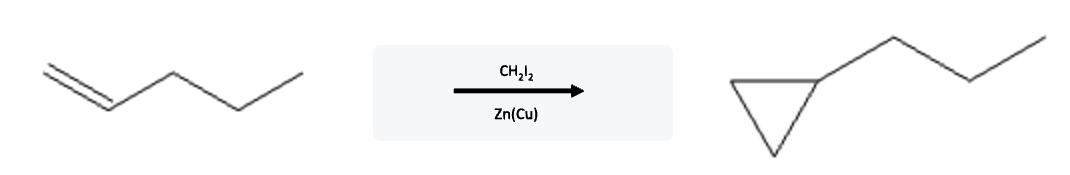 Alkene Reactions: Simmons Reaction - Cyclopropane Formation - alkene ch2i2 reaction