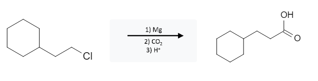 Alkyl Halide Reactions: Carboxylic Acid formation using Alkyl Halides, Mg, and CO2 image1.png