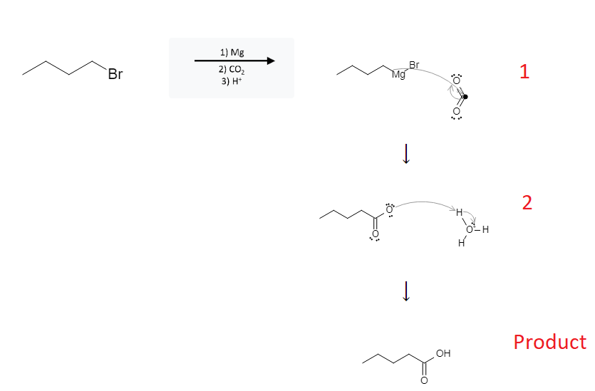 Alkyl Halide Reactions: Carboxylic Acid formation using Alkyl Halides, Mg, and CO2 image2.png