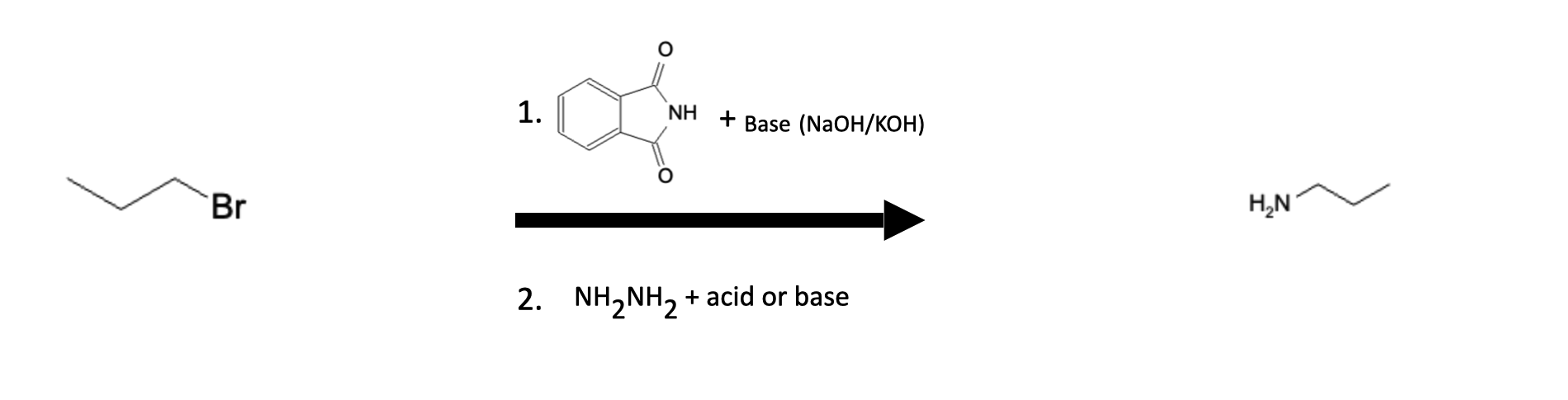 Alkyl Halide Reactions: Amine Formation (Gabriel Synthesis) - alkylhalide gabriel reaction