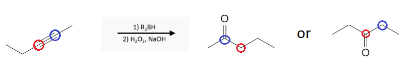 Alkyne Reactions: Alkyne Hydroboration using BH3, NaOH, H2O2 image2.png
