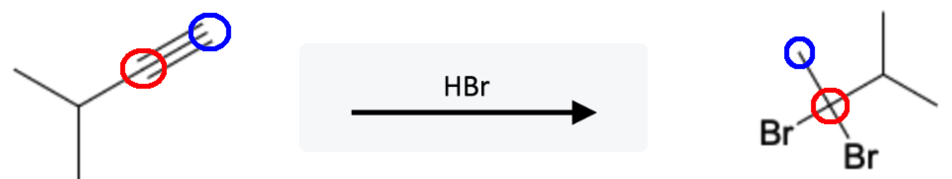 Alkyne Reactions: Hydrohalogentation of Alkynes using HX - alkyne hx reaction