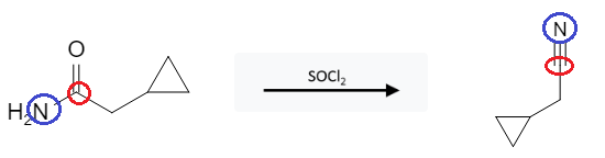 Amide Reactions: Dehydration of Primary Amides to form Nitriles using SOCl2 image2.png
