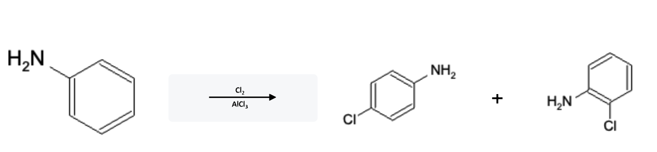 Aromatic Reactions: Halogenation  - benzene cl2 alcl3 reaction edg