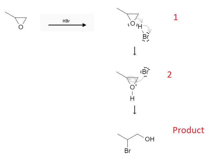Epoxide Reactions: Epoxide Ring opening under Acidic Conditions - image1
