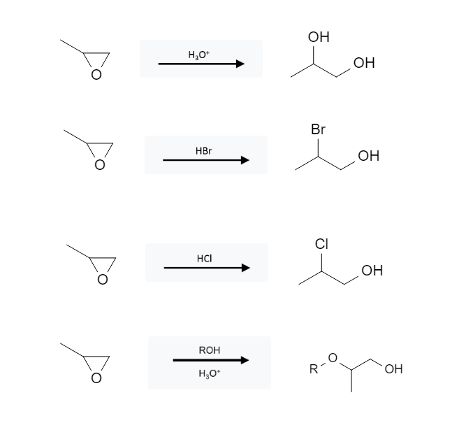 Epoxide Reactions: Epoxide Ring opening under Acidic Conditions - image2